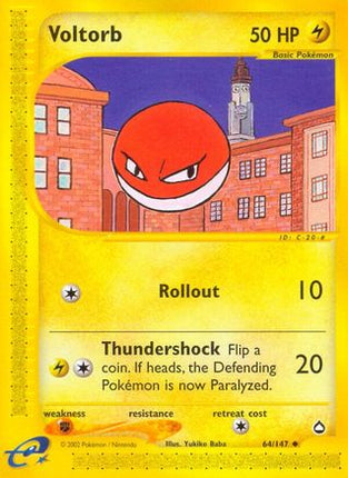 Voltorb (64) - 64/147 [Aquapolis]