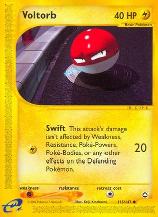 Voltorb (115) - 115/147 [Aquapolis]