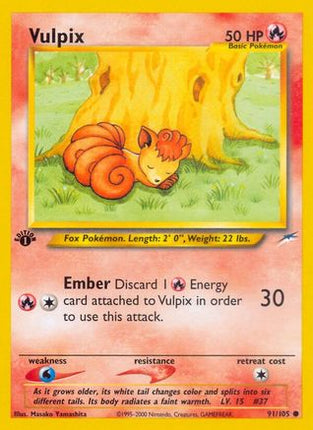 Vulpix - 91/105 [Neo Destiny] Unlimited