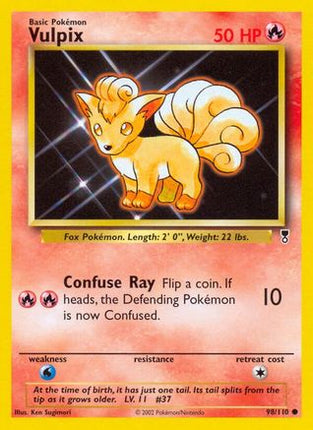 Vulpix - 98/110 [Legendary Collection] Reverse Holofoil