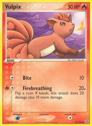 Vulpix - 72/106 [Emerald]
