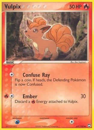 Vulpix - 69/108 [Power Keepers] Reverse Holofoil