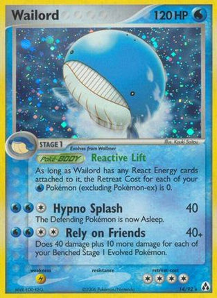 Wailord - 14/null [Legend Maker] Holofoil