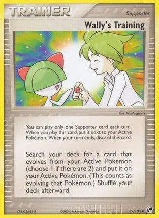 Wally's Training - 89/109 [Sandstorm] Reverse Holofoil