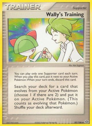Wally's Training - 85/106 [Emerald] Reverse Holofoil