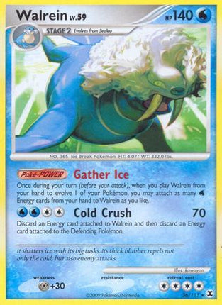 Walrein - 36/106 [Rising Rivals] Reverse Holofoil