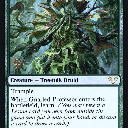 Gnarled Professor [Strixhaven: School of Mages Promos] Prerelease Foil