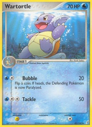 Wartortle - 042/100 [Crystal Guardians] Reverse Holofoil