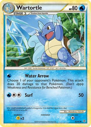 Wartortle - 42/106 [Unleashed] Reverse Holofoil