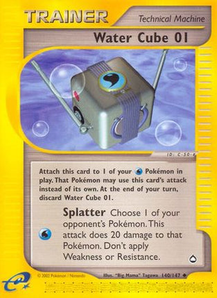 Water Cube 01 - 140/147 [Aquapolis] Reverse Holofoil