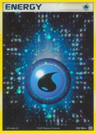 Water Energy - 103/106 [Emerald] Holofoil