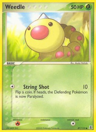 Weedle - 87/113 [Delta Species]