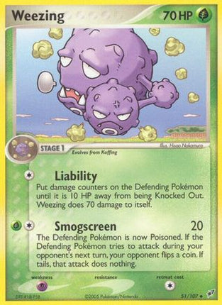 Weezing - 51/107 [Deoxys] Reverse Holofoil