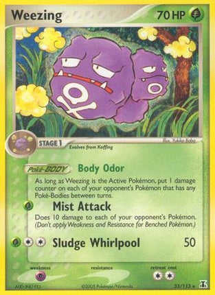 Weezing - 33/null [Delta Species] Reverse Holofoil