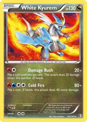 White Kyurem - 102/149 [Boundaries Crossed]