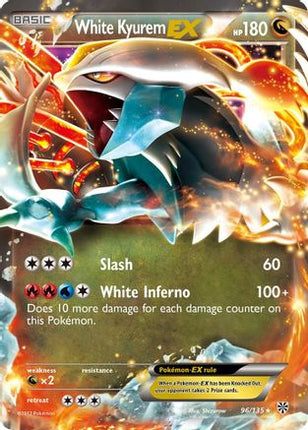 White Kyurem EX - 96/108 [Plasma Storm] Holofoil