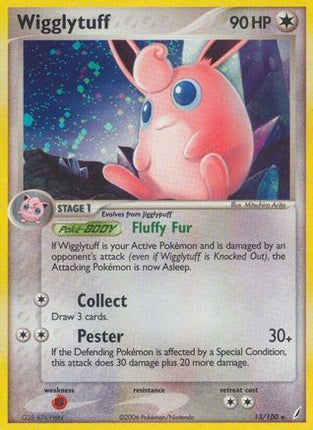 Wigglytuff - 13/100 [Crystal Guardians] Holofoil