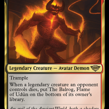 The Balrog, Flame of Udûn [The Lord of the Rings: Tales of Middle-earth]