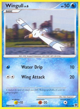 Wingull - 95/106 [Great Encounters] Reverse Holofoil