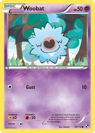 Woobat - 50/114 [Black and White]