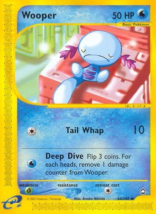Wooper (66) - 66/147 [Aquapolis] Reverse Holofoil