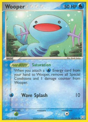 Wooper - 81/109 [Team Rocket Returns] Reverse Holofoil