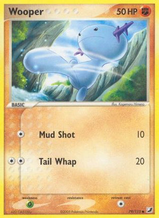 Wooper - 79/115 [Unseen Forces] Reverse Holofoil