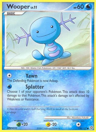 Wooper - 118/132 [Secret Wonders] Reverse Holofoil