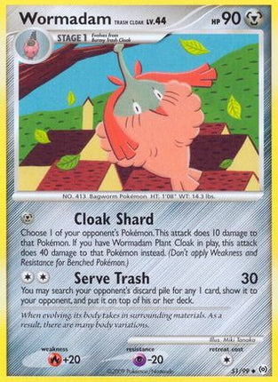 Wormadam Trash Cloak - 51/106 [Arceus]