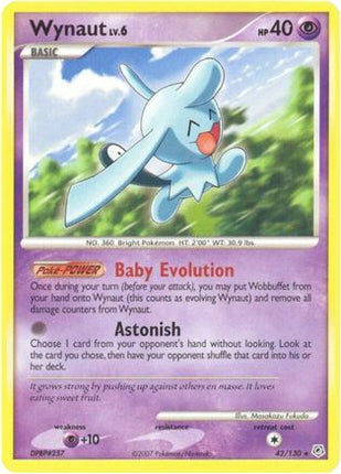 Wynaut - 42/130 [Diamond and Pearl] Reverse Holofoil
