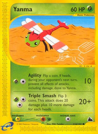 Yanma - 116/144 [Skyridge] Reverse Holofoil