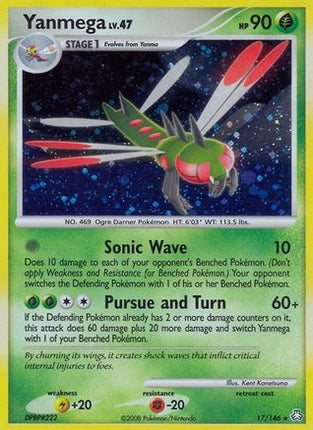 Yanmega - 17/106 [Legends Awakened] Reverse Holofoil