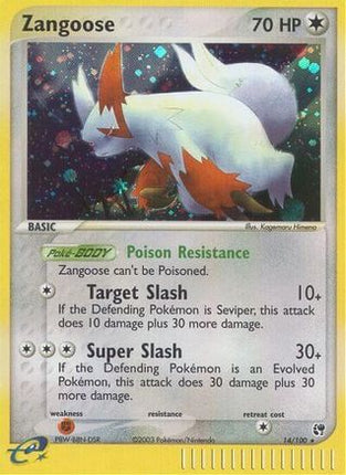 Zangoose - 14/109 [Sandstorm] Holofoil