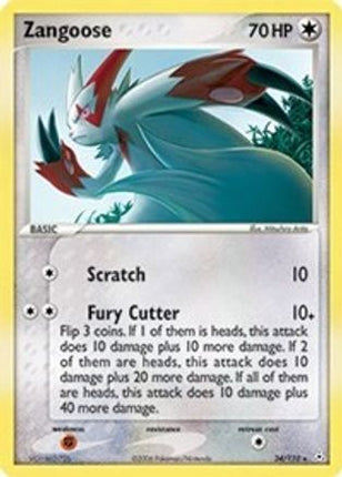 Zangoose - 34/null [Holon Phantoms] Reverse Holofoil