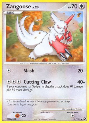 Zangoose - 59/106 [Great Encounters] Reverse Holofoil