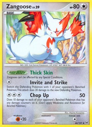 Zangoose - 66/106 [Platinum] Reverse Holofoil