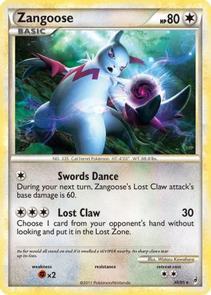 Zangoose - 39/95 [Call of Legends] Reverse Holofoil