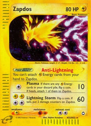 Zapdos (H32) - H32/147 [Aquapolis] Holofoil