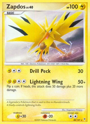 Zapdos (48) - 48/106 [Supreme Victors] Reverse Holofoil