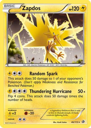 Zapdos - 46/106 [Legendary Treasures] Holofoil