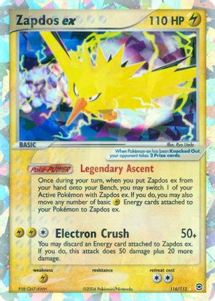 Zapdos ex - 116/112 [FireRed & LeafGreen] Holofoil