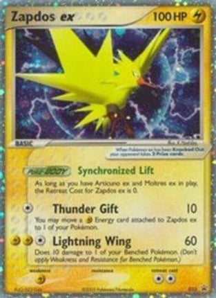 Zapdos ex - 033 (EX Collector's Window Tins) - null/null [Nintendo Promos] Holofoil