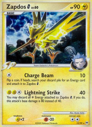 Zapdos G - 12/106 [Arceus] Reverse Holofoil