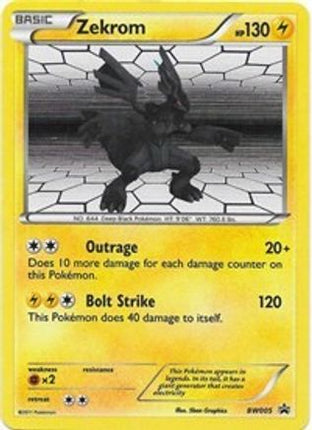 Zekrom - BW005 - BW005/null [Black and White Promos] Holofoil