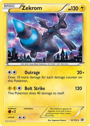 Zekrom - 51/106 [Legendary Treasures] Reverse Holofoil