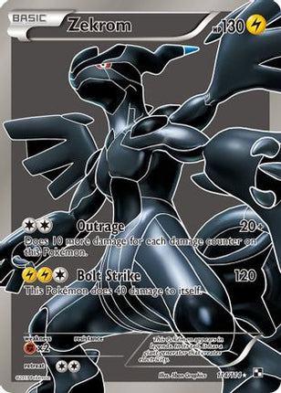 Zekrom (114 Full Art) - 114/114 [Black and White] Holofoil