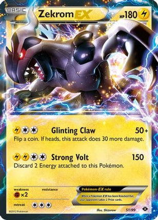 Zekrom EX - 51/106 [Next Destinies] Holofoil