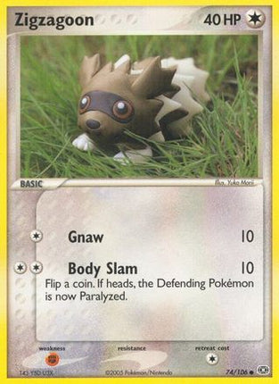 Zigzagoon - 74/106 [Emerald] Reverse Holofoil