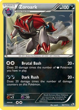 Zoroark - 90/106 [Legendary Treasures] Reverse Holofoil