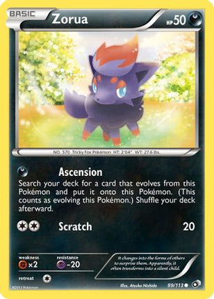 Zorua - 89/106 [Legendary Treasures] Reverse Holofoil